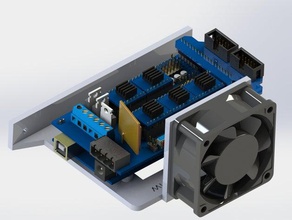 arduino rampes 14 60mm de ventilateur droite 3d l'impression 3d print model - Mito3D