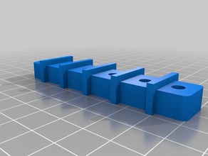 terminal block 4 slotted electronics customized 3d print model - Mito3D