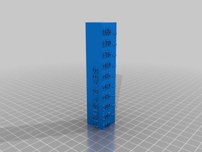 prusa i3 abs temp calibration tower 3d printing tests customized 3d print model - Mito3D