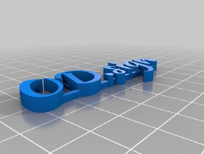 16 istinaden × 4 od işareti heykeller özelleştirilmiş 3d print model - Mito3D