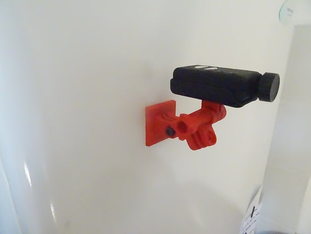 suporte para câmera aimant&eacute ímã de a gopro montagem magnética mobius 3D print model - Mito3D
