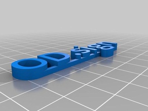od işareti 16 istinaden × 4 ek mukta heykeller özelleştirilmiş 3d print model - Mito3D