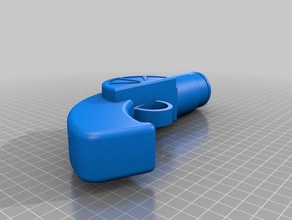 il fumo di pistola giocattolo gioco accessori 3d print model - Mito3D