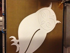 owl los animales 3d print model - Mito3D