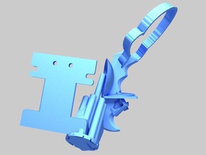 large frame art boolean components improvement mitten spam union 3d print model - Mito3D