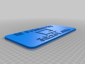 3dexit levantadas sinais logotipos personalizado 3d print model - Mito3D