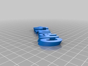 charity-keychain organization customized 3d print model - Mito3D