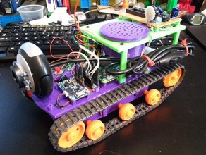raspberry pi basata rover la robotica 2 robot webcam 3d print model - Mito3D