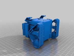 draft-e 3d printing assembly required cool cube inventor multiple parts robot robotics 3d print model - Mito3D