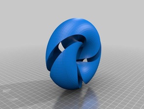twisted tore l'art 3d print model - Mito3D