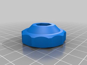 my customized simple version fingerwheel handwheel thumbwheel handrad parts 3d print model - Mito3D