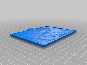 kale lithopane1 2d sanat özelleştirilmiş 3d print model - Mito3D