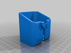 meu personalizados wiimote titular organização 3d print model - Mito3D