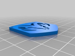 dodge ram portachiavi 3d stampa 3d print model - Mito3D