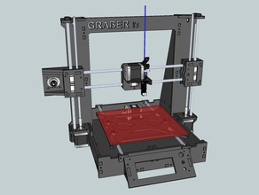 graber i3 6mm de impressão peças 3d a impressora 3d print model - Mito3D