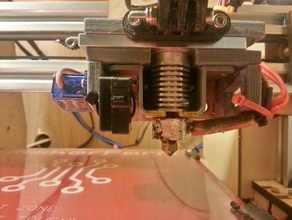 improved hexagon cooling fan shroud probe makerfarm prusa i3v i3 30mm remix 3d printer parts duct z-probe 3d print model - Mito3D