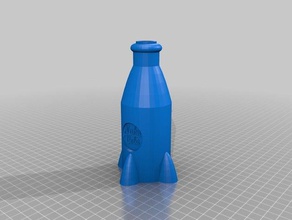 nuka-cola bottiglia le scansioni repliche 3d print model - Mito3D