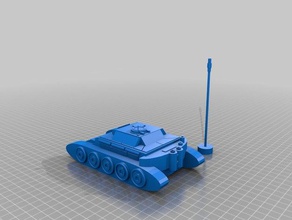 savaş tankı dolu araçlar 3d print model - Mito3D