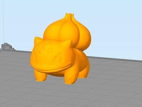 bulbasaur detailed games bisasam cute figure pikachu pokemon toy Bisasam 3d print model - Mito3D