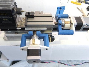clamp-on cnc taig lathe machine tools 3d print model - Mito3D