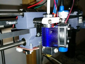 e3d v6 head adaptor smartrapcore alu printer parts e3dv6 3d print model - Mito3D