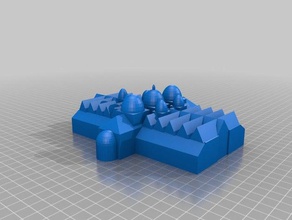 santa giustina Kilisesi heykeller 3d print model - Mito3D