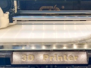 halter f&uumlr glasplatte 3d Drucker - Zubehör flashforge glasplattenhalterung Halter 3d print model - Mito3D