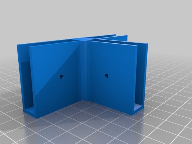 my customized mounting bracket modules shelving system diy 3D print model - Mito3D