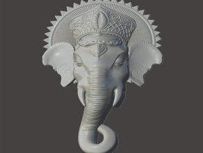 ganesha modelli elefante 3d print model - Mito3D