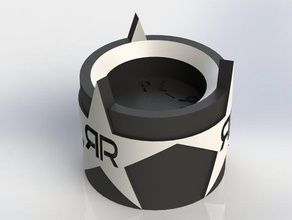 rockstar250ml candle holder art 3d print model - Mito3D