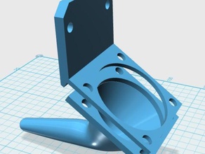 fan holder 3d printer accessories 3d print model - Mito3D
