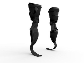 protesi della gamba grabcad 3d la stampa gambe 3d print model - Mito3D