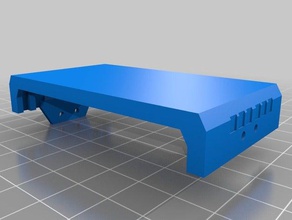 37v lipo cargador de la parte posterior caja electrónica personalizado 3d print model - Mito3D