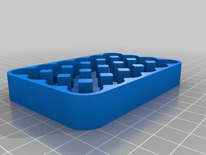 porte baterie containers customized 3d print model - Mito3D