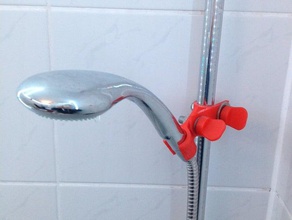 shower head holder bathroom accessories showerhead 3d print model - Mito3D