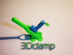 3dclamp diy vertical clamp 3d print model - Mito3D