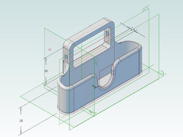 akıllı telefon bağlayın mobil durumda moda iphone 6 taşınabilir depolama Seyahat 3D print model - Mito3D