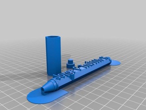 jorge trujillo lápiz actualizado de la oficina personalizado 3d print model - Mito3D