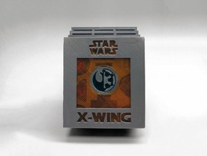 x-wing template stand token holder toys games 3d print model - Mito3D