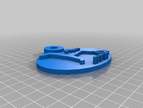 flynn tag Schlüsselanhänger angepasst 3d print model - Mito3D
