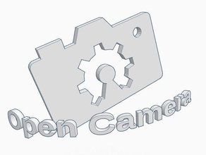 aprire l'applicazione fotocamera i segni loghi open hardware open-source opencamera openhardware openphotography openscad opensource la fotografia schalb schlaboratory schlem tinkercad 3d print model - Mito3D