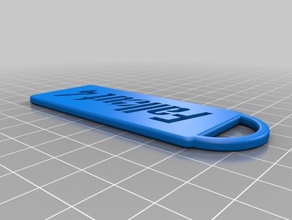 fallout 4 Schlüsselbund Schlüsselanhänger 3d print model - Mito3D