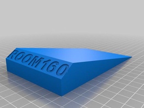 room 160 door stop 3d printing makeredchallenge 3d print model - Mito3D