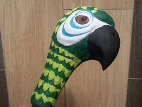 mary poppins papagaio guarda-chuva topper orador de bluetooth adereços 3d print model - Mito3D