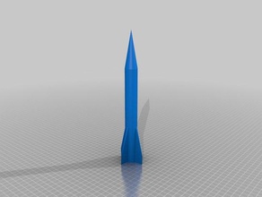 rifle fin prototype 8 3d printing makered makeredchallenge 3d print model - Mito3D