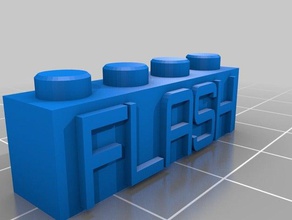flash lego costruzione i giocattoli personalizzato 3d print model - Mito3D