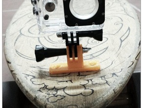 gopro planche à roulettes de montage la caméra support longboard 3d print model - Mito3D