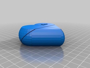 preassemblato cuore segreto casella 07 interattiva personalizzato 3d print model - Mito3D