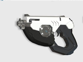 trazador de pistola props supervisión 3d print model - Mito3D