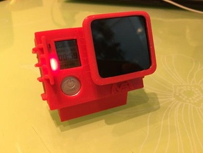 protection gopro hero 4 silver camera droneracing 3d print model - Mito3D